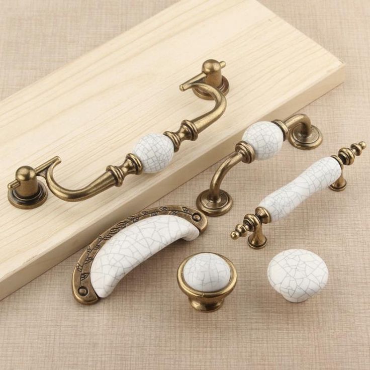 Vintage White Dresser Handles Ideas