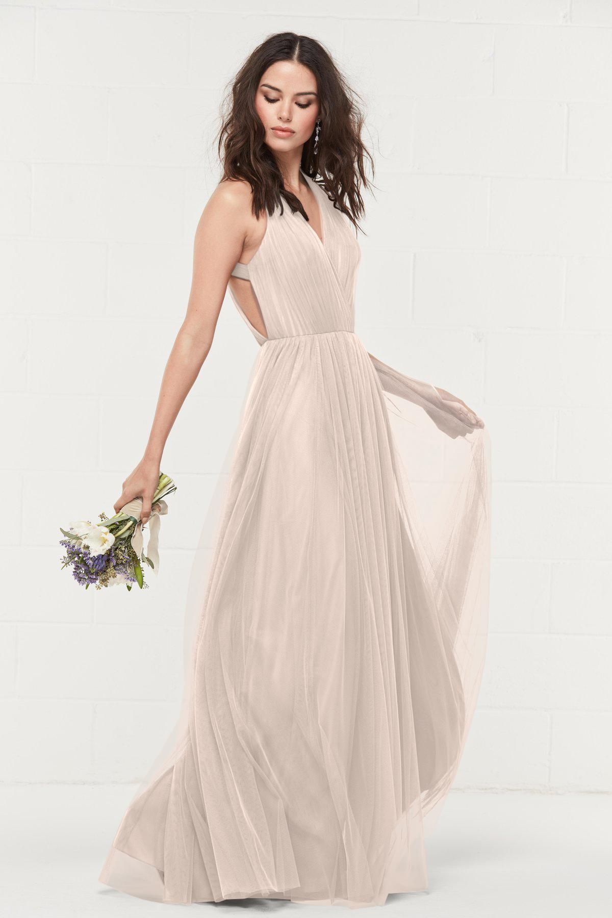 Beige Wedding Dress Bridesmaid References