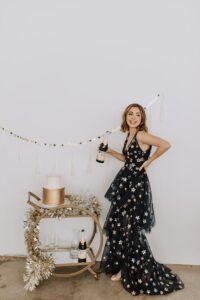 Black Celestial Wedding Dress Ideas