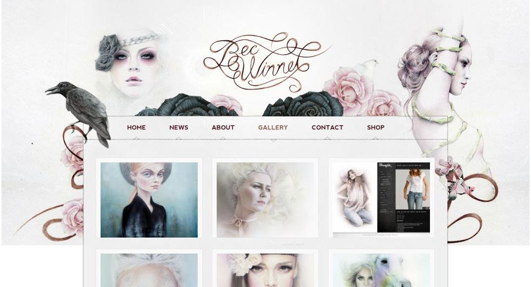 Artist Portfolio Website Examples Ideas