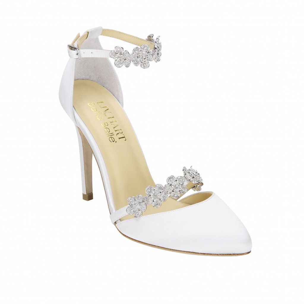 Ivory Wedding Shoes With Bow 2021