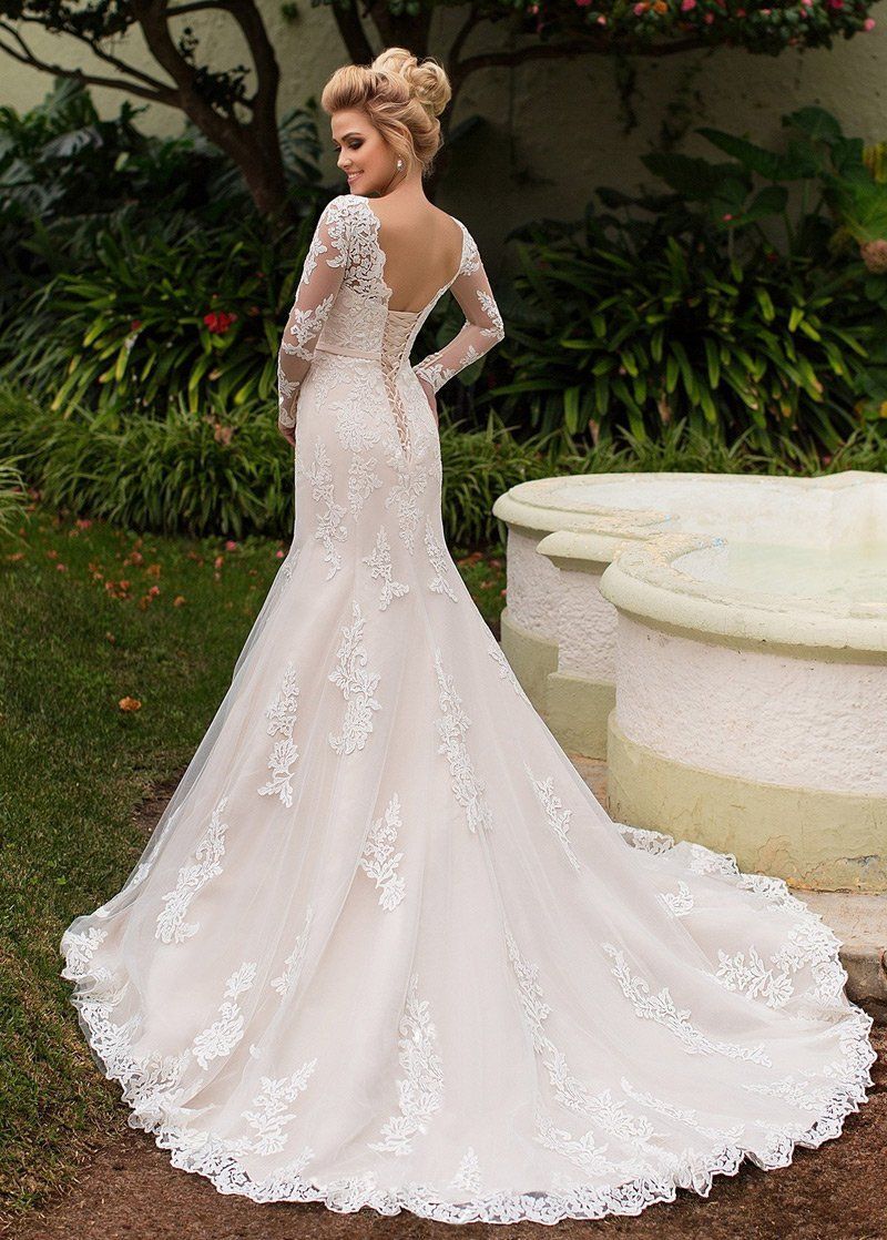 Long Sleeve Mermaid Wedding Dress Uk Ideas