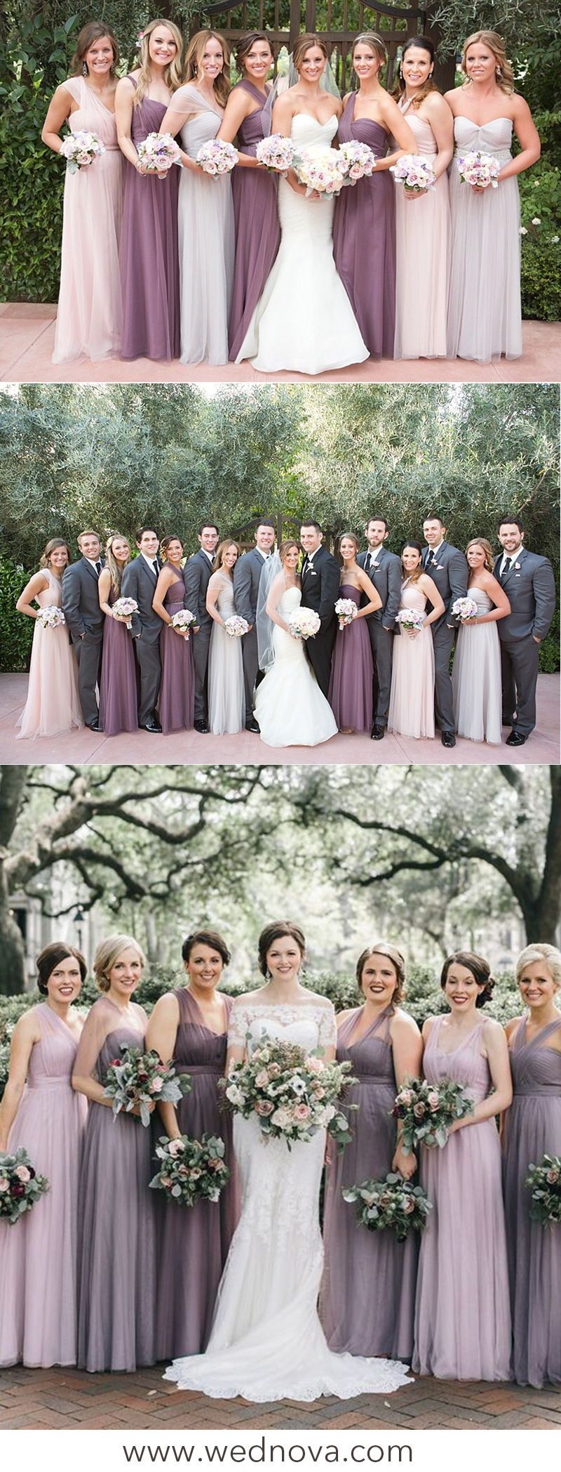 Mauve Purple Wedding Dress References