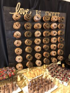 Donut Wall Wedding Diy References