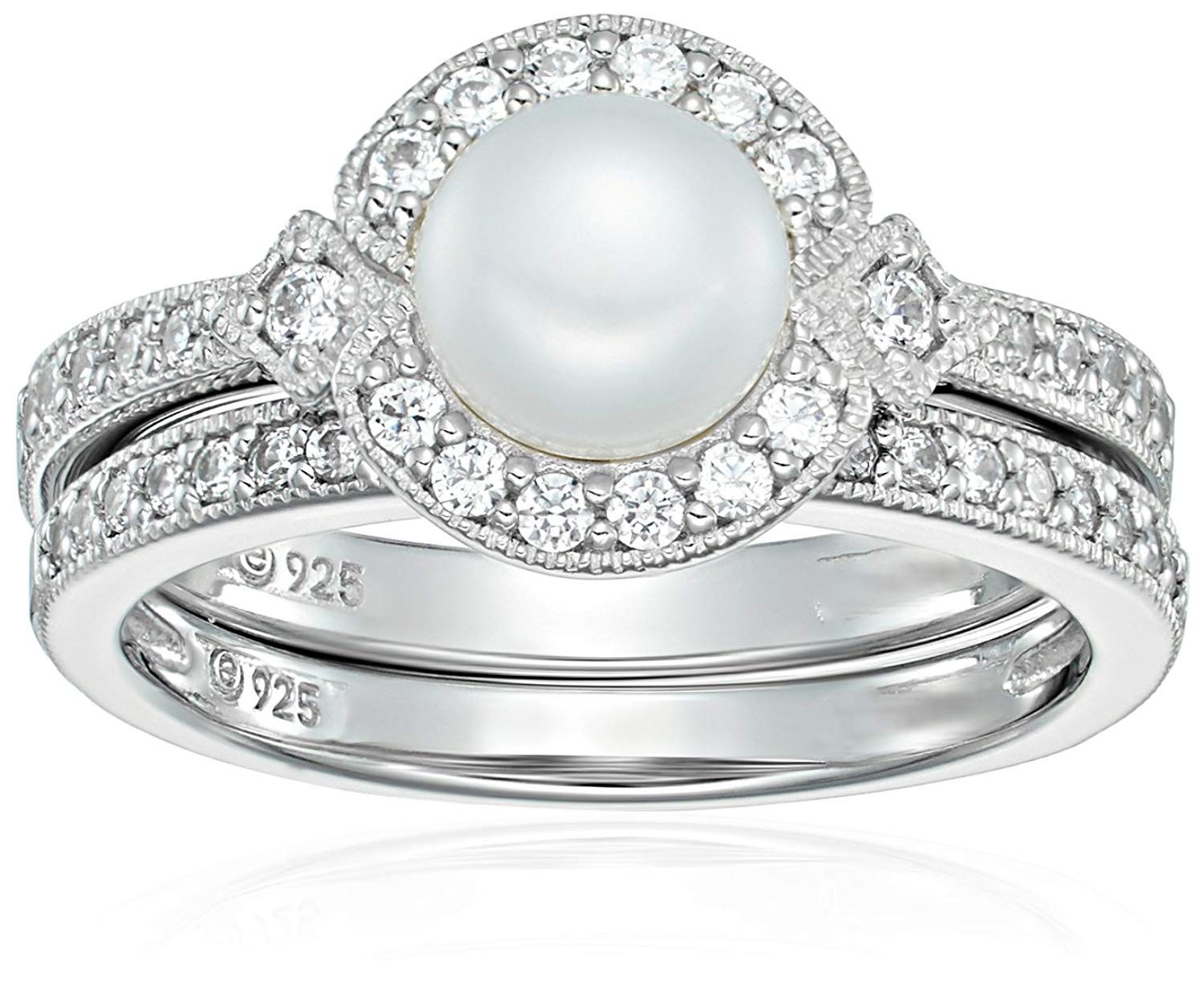 Pearl Wedding Rings Set References
