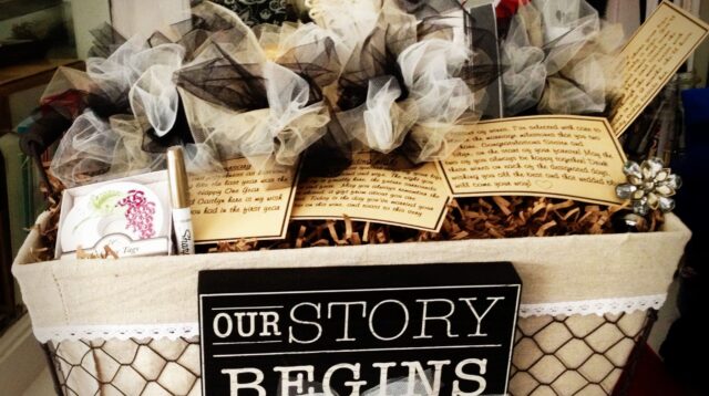 Wedding Gift Basket Ideas For Bride And Groom References