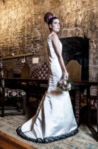 Black & White Wedding Dress Uk Ideas