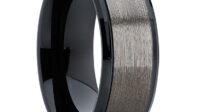 Gunmetal Wedding Band Sets Ideas