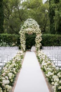 Outdoor Wedding Aisle Ideas 2021