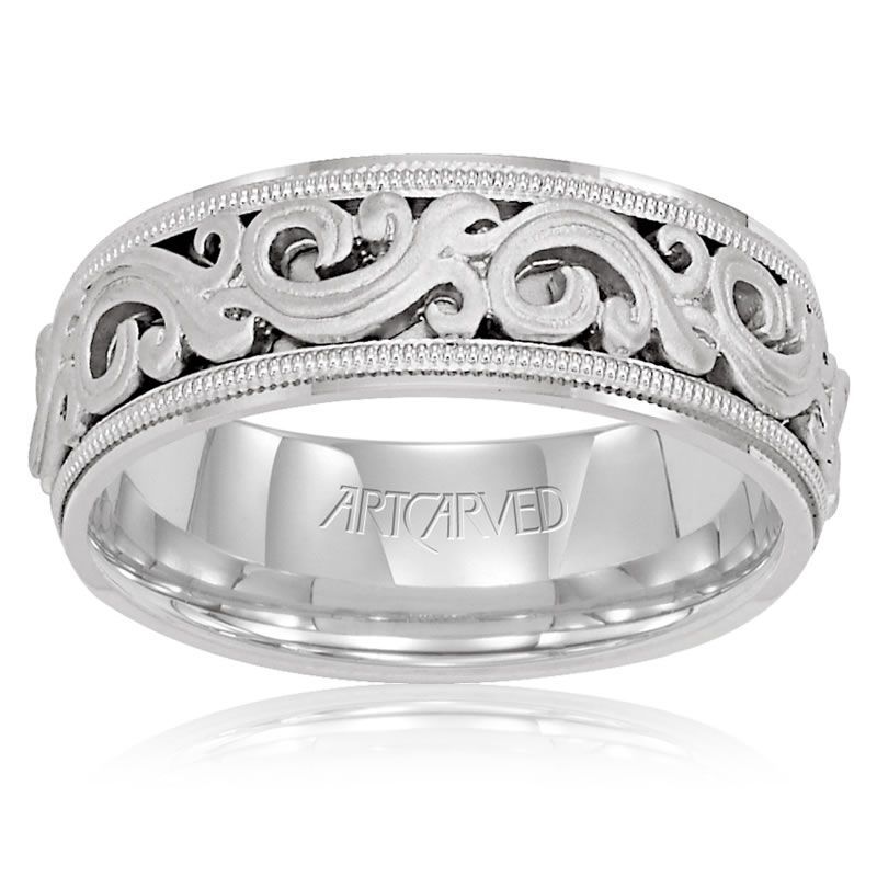 14k Artcarved Men’s Wedding Bands Ideas