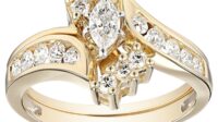 Yellow Gold Marquise Wedding Ring Sets Ideas