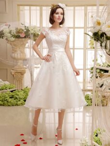 Vintage Wedding Dresses Short Length 2021