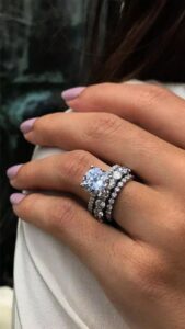 Big Diamond Band Wedding Rings Ideas