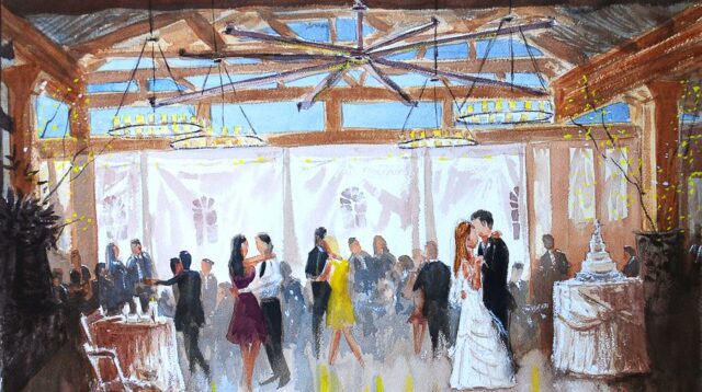 Live Wedding Painting Nc 2021