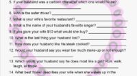 Dating Game Questions For Married Couples References