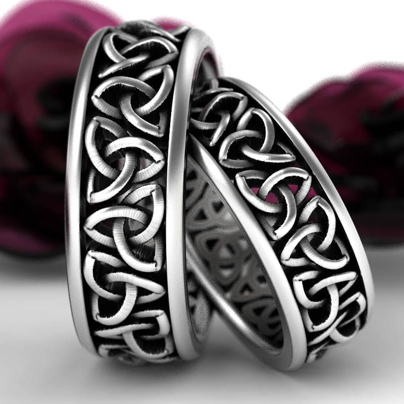 Celtic Knot Wedding Bands Matching Ideas