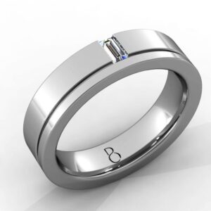 Mens 5mm Wedding Band Platinum Ideas