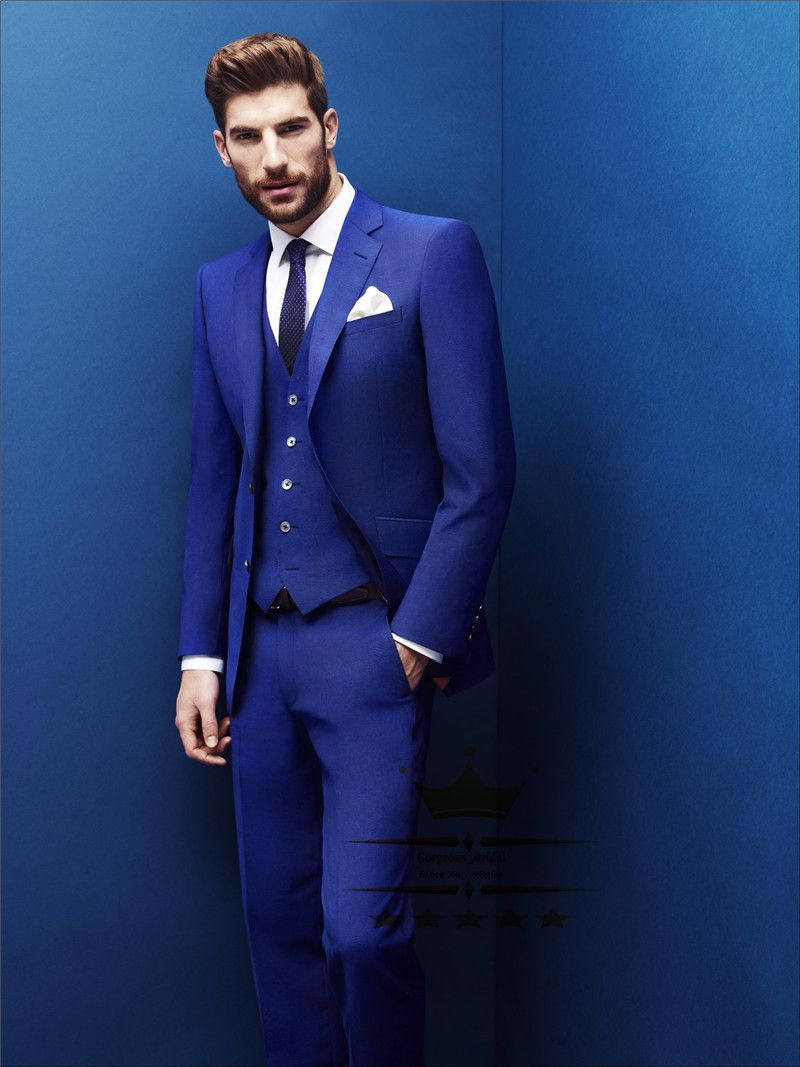 Blue Tuxedo Wedding Party References