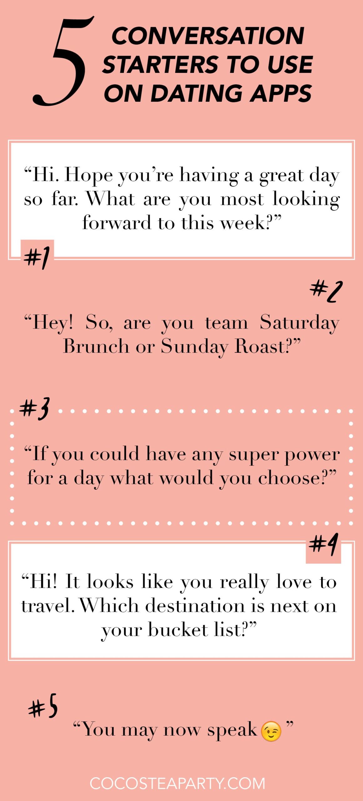 How To Start An Online Dating Conversation Ideas