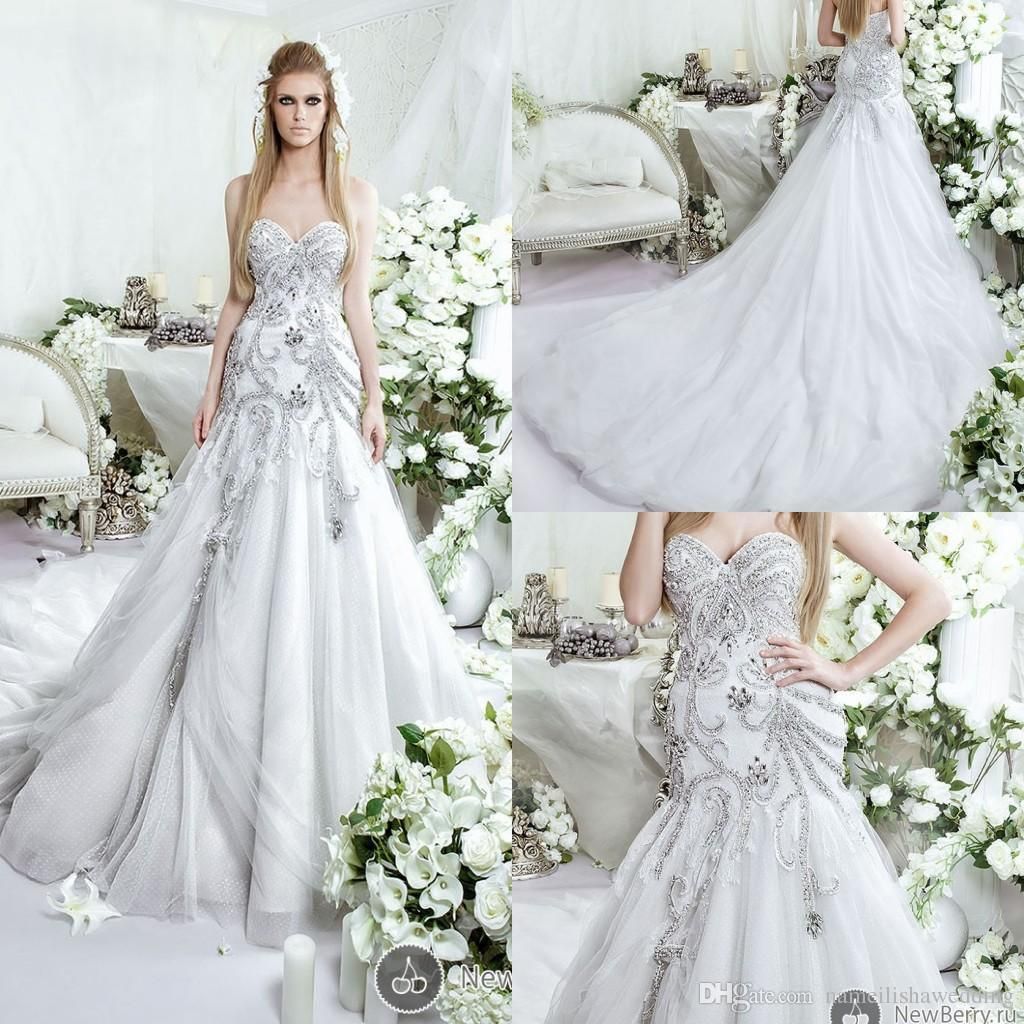 Cheap Mermaid Wedding Dresses With Bling Ideas