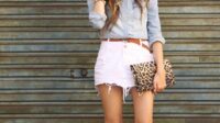 White Denim Skirt Outfit
