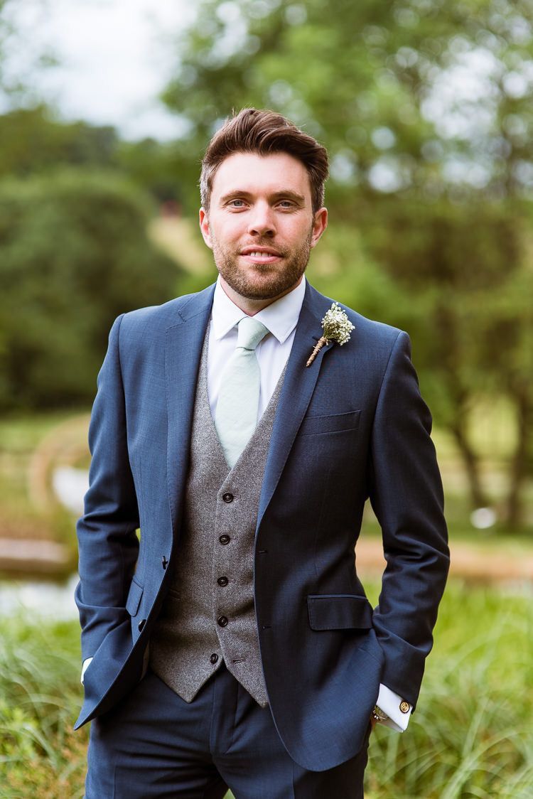 Navy Wedding Suit Groom References