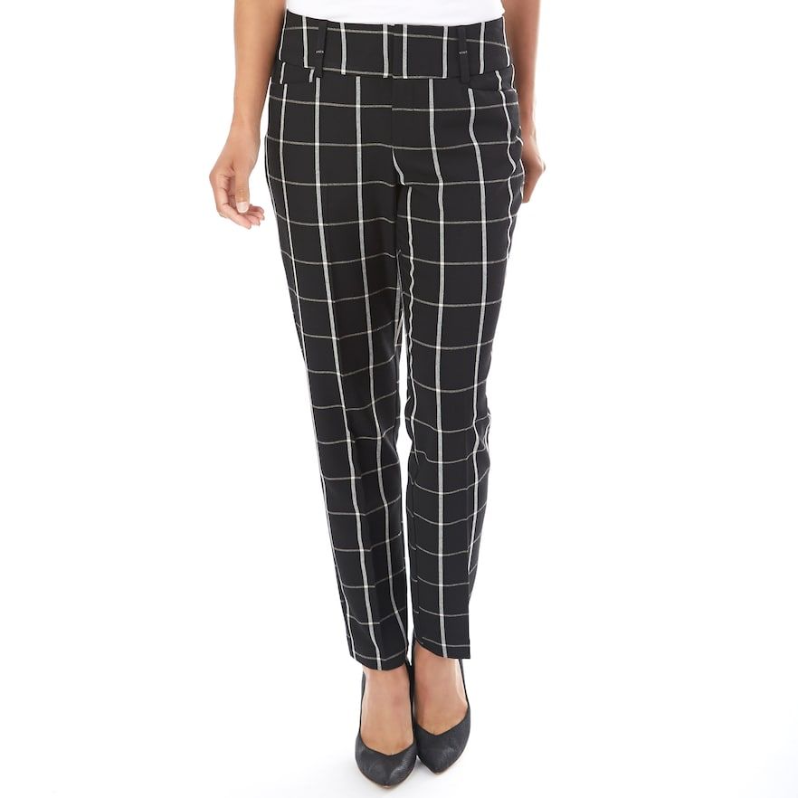 Black And White Plaid Dress Pants 2021