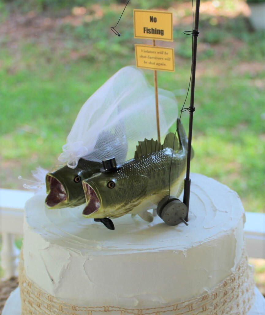 Bass Fishing Wedding Cake Toppers Ideas