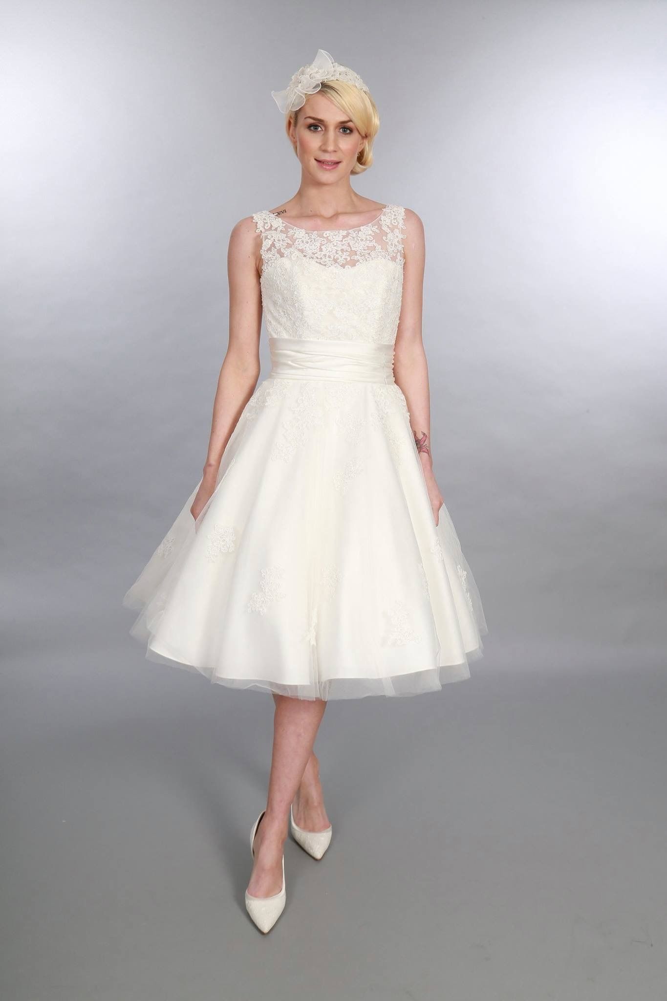 Short Ivory Wedding Dresses Uk References