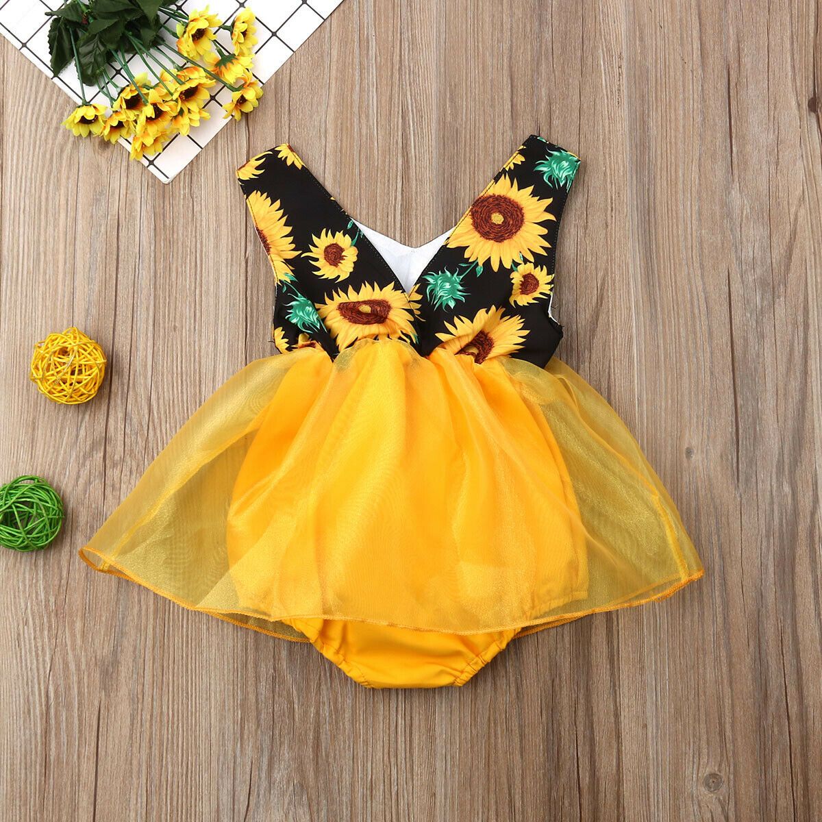 Baby Girl Sunflower Dress References