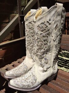 White Wedding Boots For Bride 2021